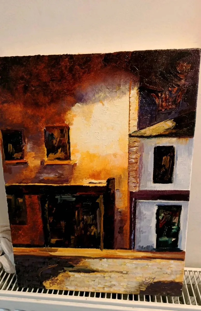 E.Murphy Galway painting - Image 1