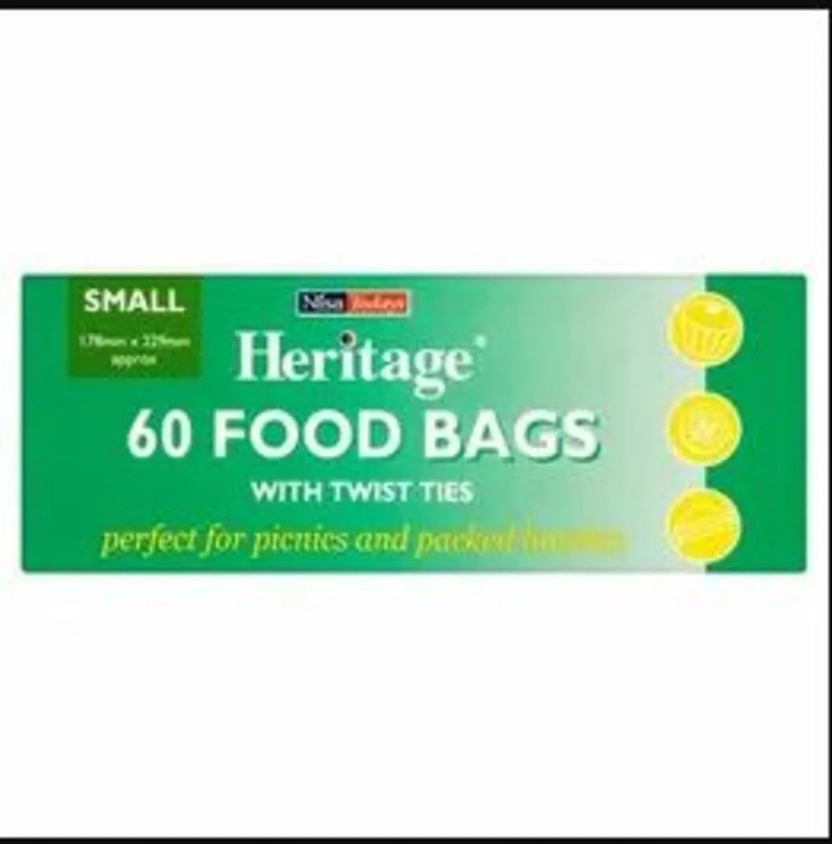 138 packs with Food Bags with Twist Ties -£45+VAT - Image 1