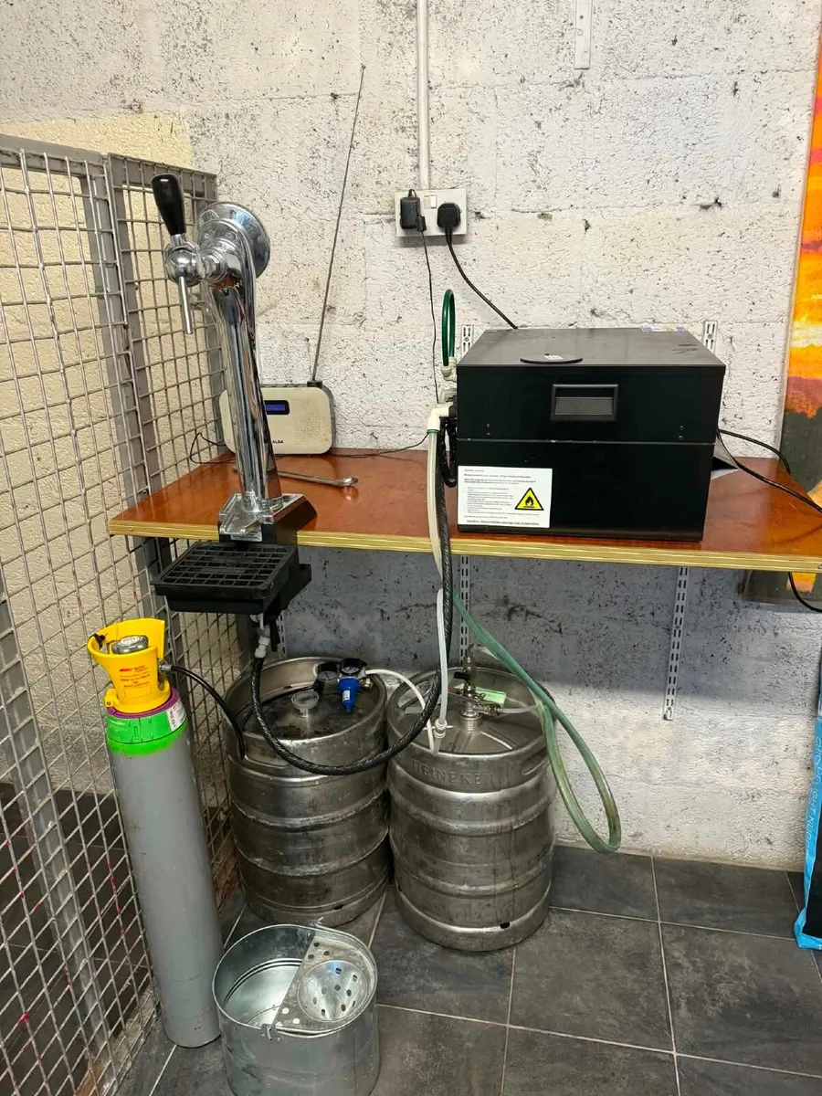 Beer  Lager Tap and Cooler - Image 1