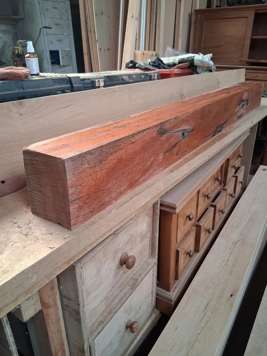 Reclaimed Jarrah wooden Beam - Image 2