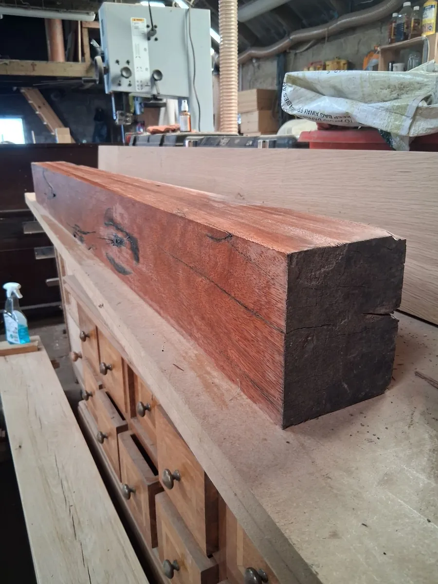 Reclaimed Jarrah wooden Beam - Image 3