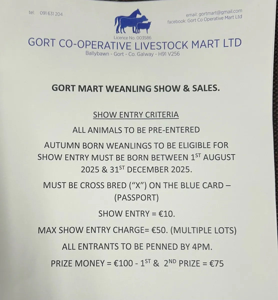 Gort Mart: upcoming sales - Image 2