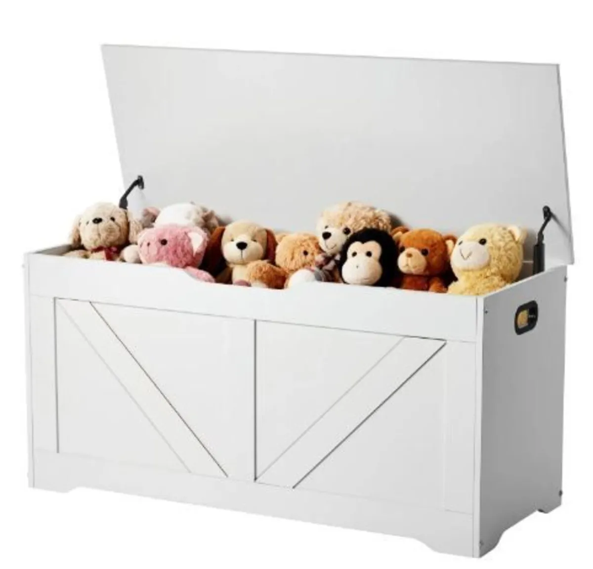 Kids Storage Bench, Wooden Toy - Image 3