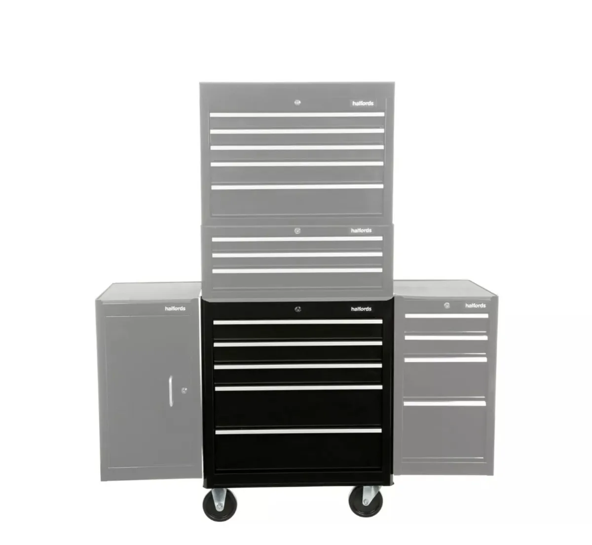 Halfords 5 tier tool chest - Image 2