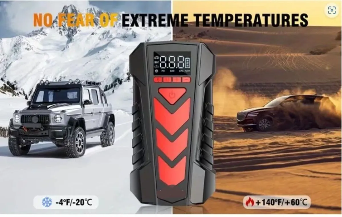 Jump Starter Power Bank Digital Display - Image 2