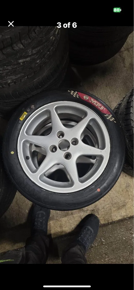 15x7 TITAN Motorsport rims and MRF tyres - Image 4