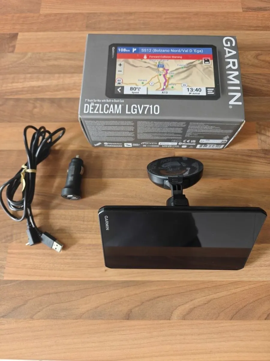 Garmin Dezlcam LGV710 HGV sat nav - Eircodes - - Image 1