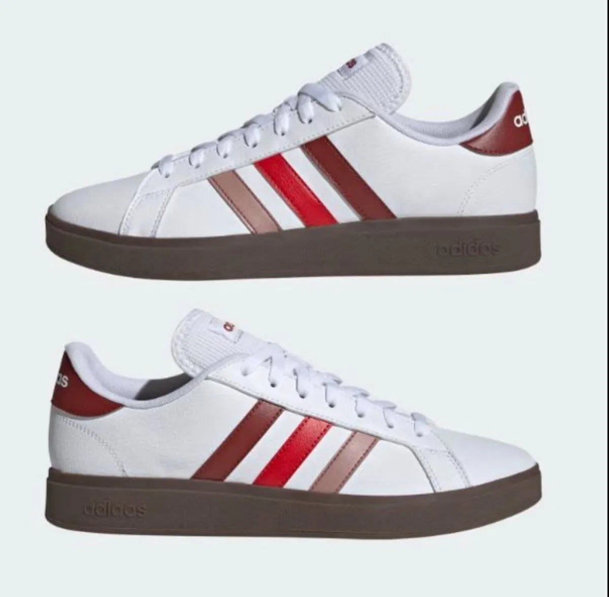 Adidas Grand Court Base 2.0 Trainers Size 9.5 BNWT - Image 3