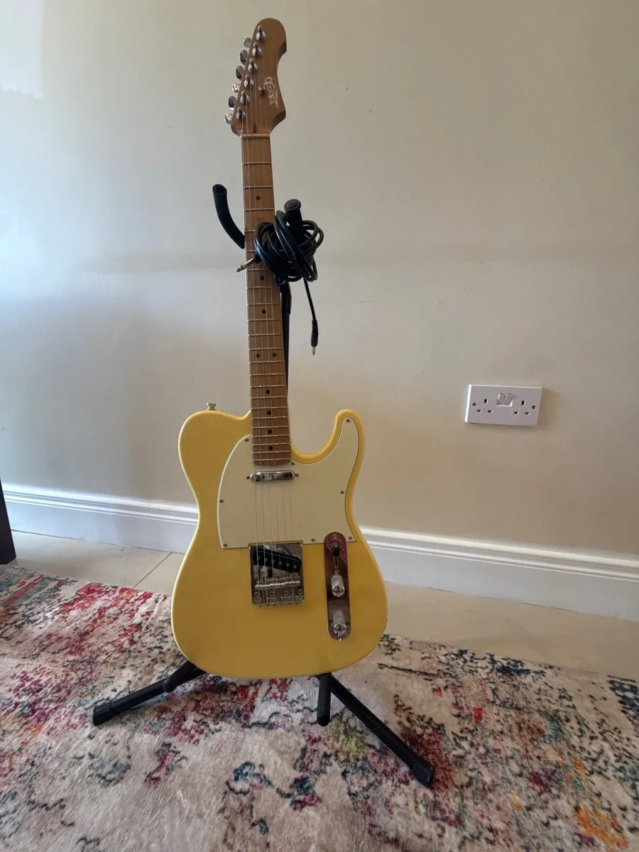 Blonde Telecaster Electric Guitar and 10W Amp - Image 1