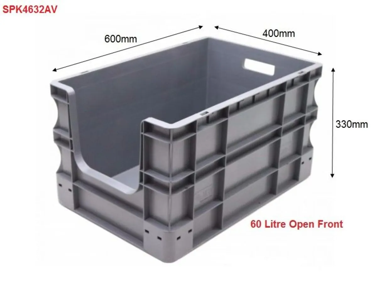 Pallet Deal New Large Open Front Boxes Bins - Image 2