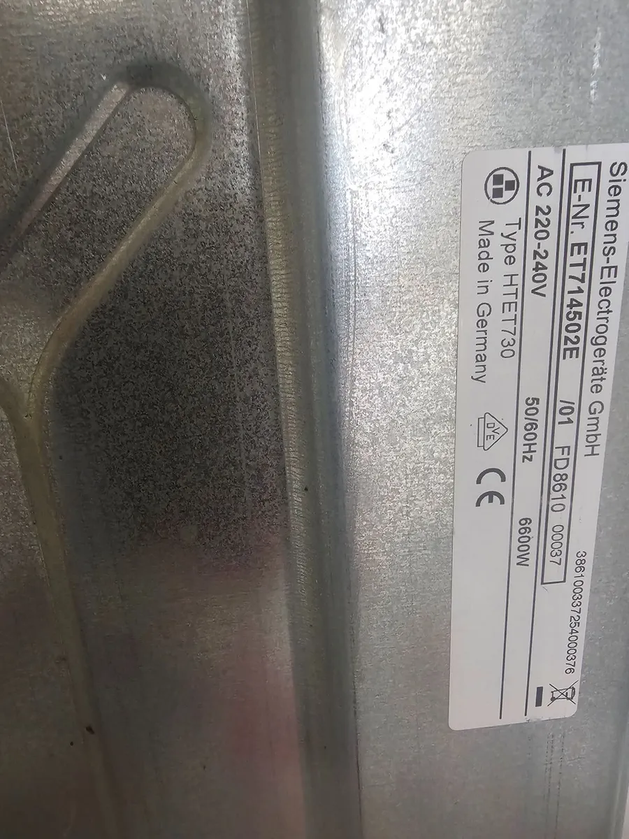 Siemens Ceramic Hob – 70cm – Fully Working - Image 2