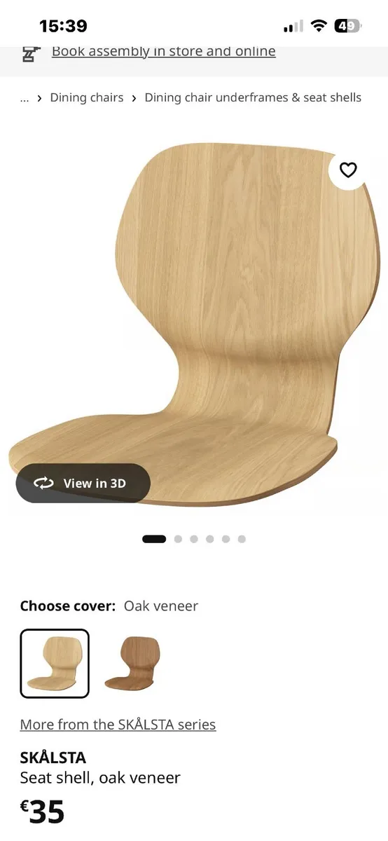 3 Kitchen Chairs - Image 4