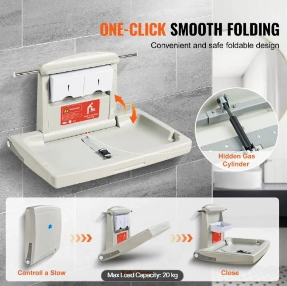 Wall-Mounted Baby Changing Station - Image 3