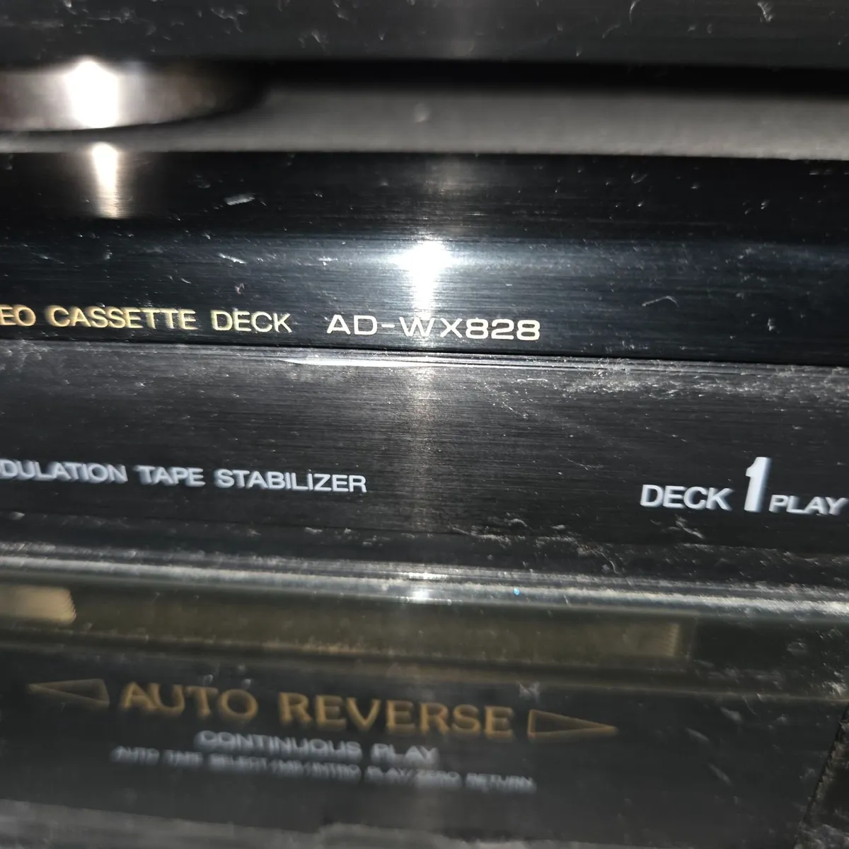 AIWA AD-WX828 Dual Double Tape Cassette Deck./ 2 c - Image 3