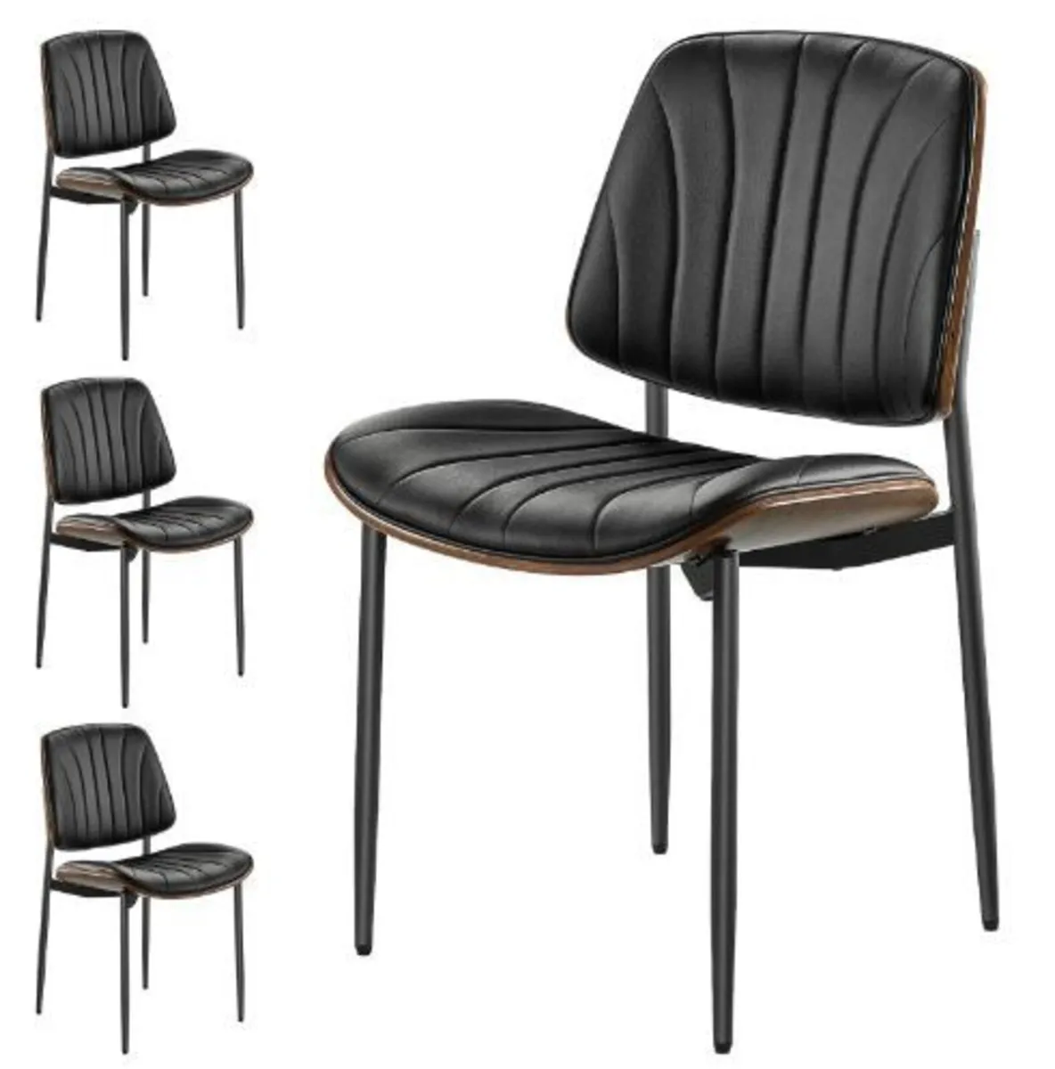 Modern Dining Room Accent Chairs Set of 4 - Image 4