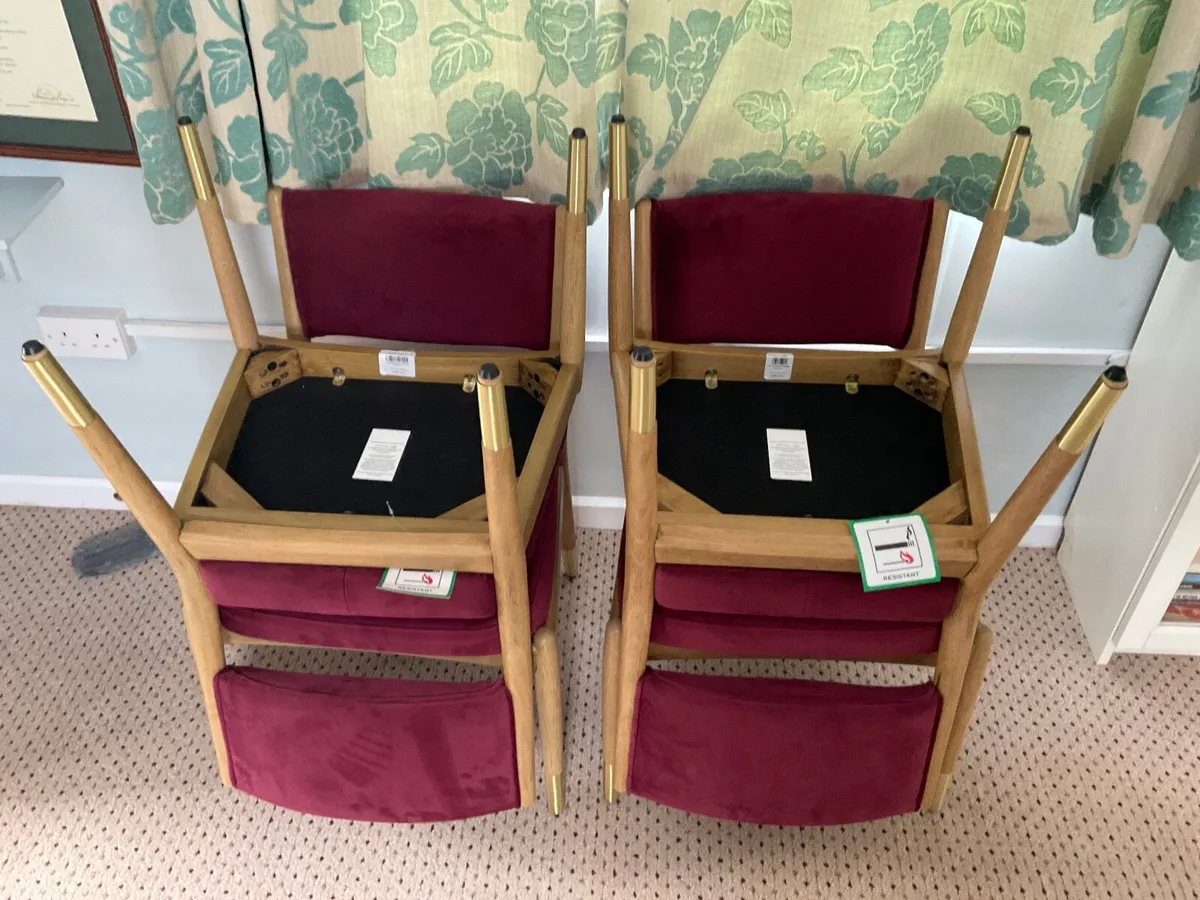 4  light oak Dining Chairs by Next - Image 2