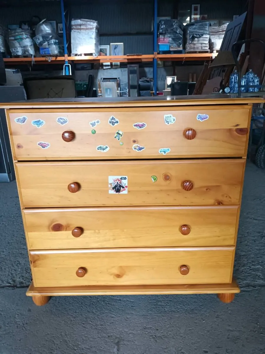 Pine Chest of Drawers - Image 2