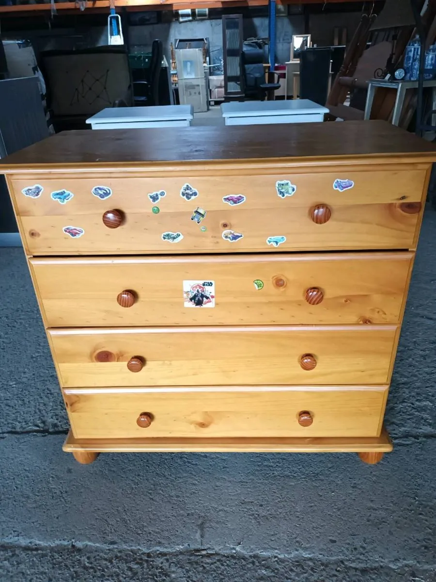 Pine Chest of Drawers - Image 3
