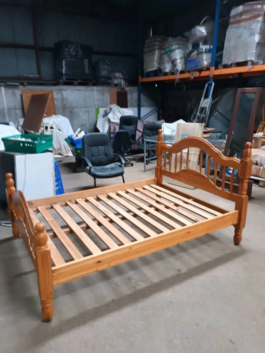 Pine Double Bed - Image 3
