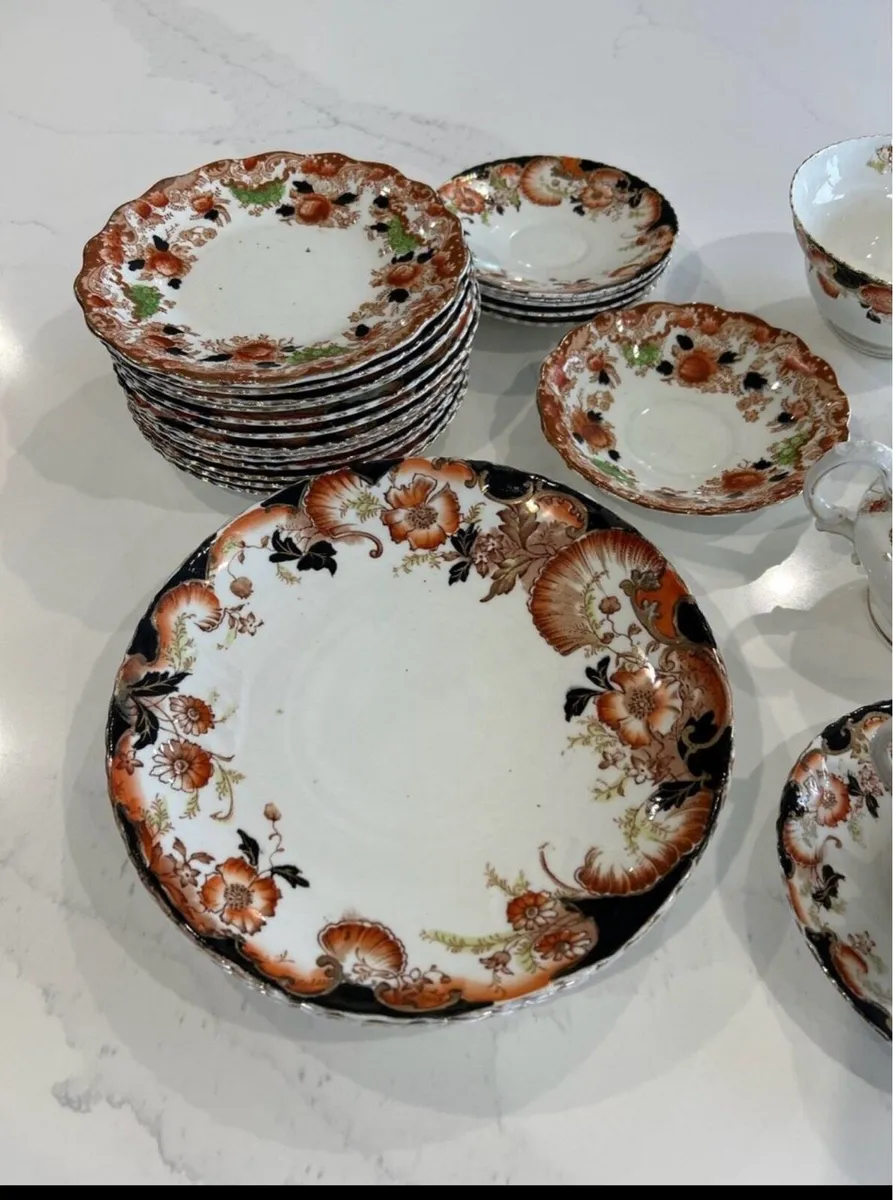 Staffordshire tea set - Image 1