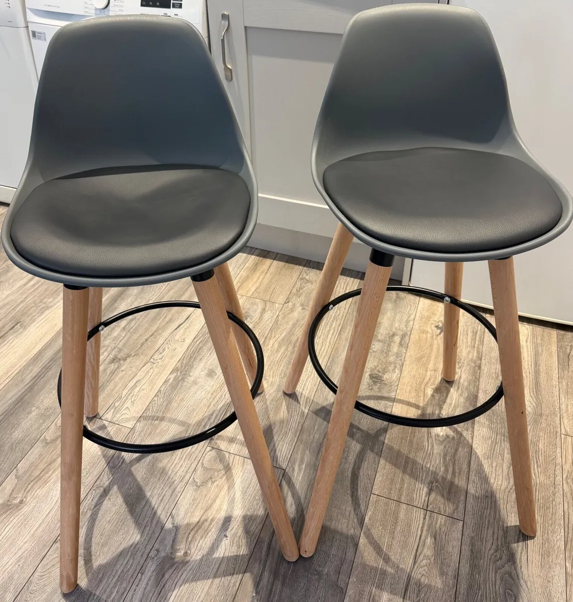 Two Bar stools - Image 1