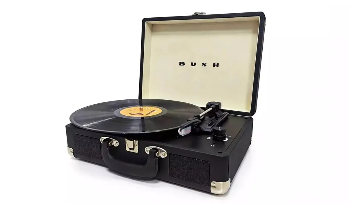 Bush Classic Record Player, Built-In Stereo - Image 2