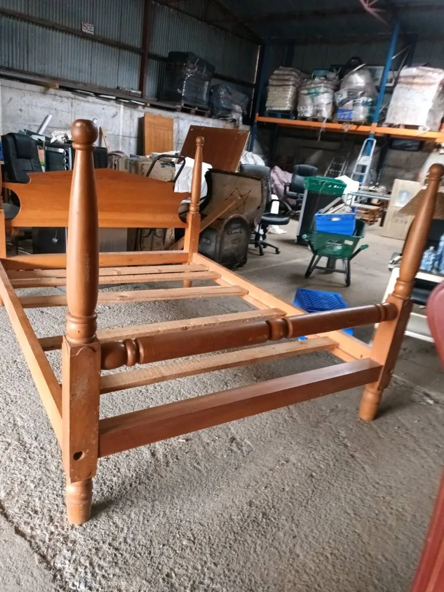 Pine King Size Bed - Image 4