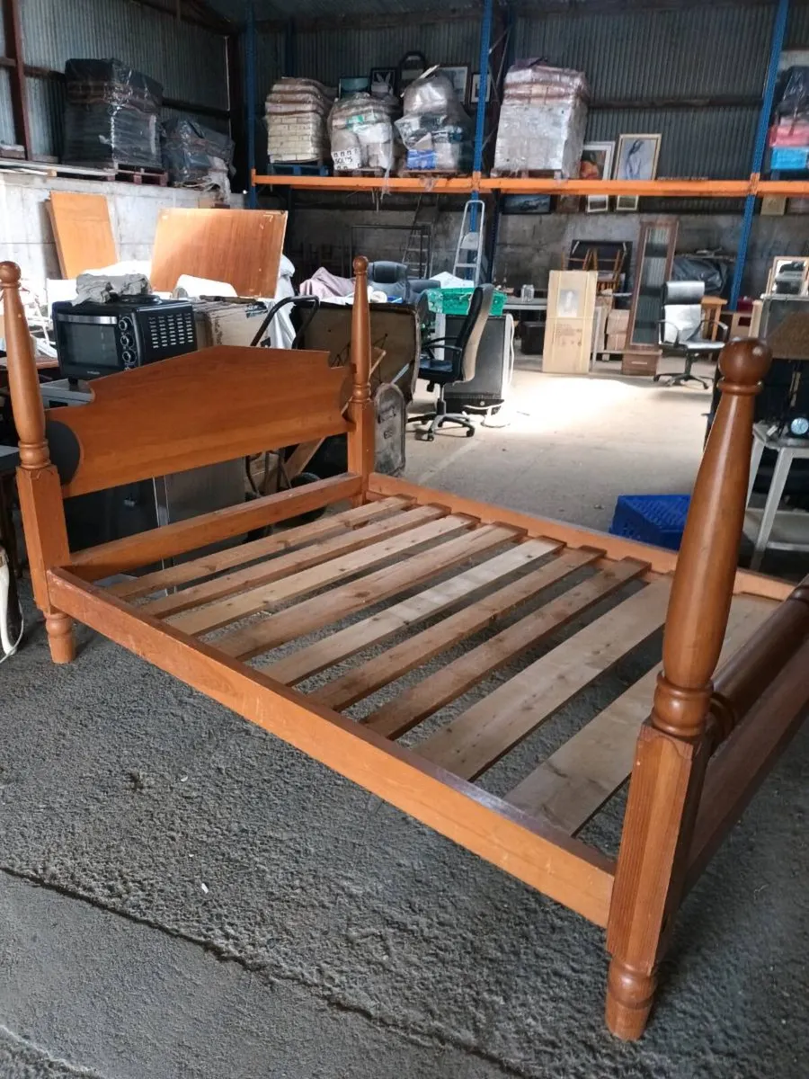 Pine King Size Bed - Image 3