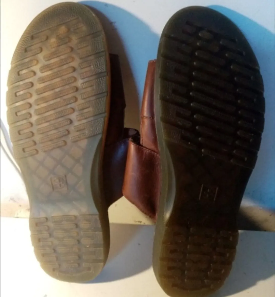 Dr Martens Josef Mens Brown Sandals Flip Flops - Image 3