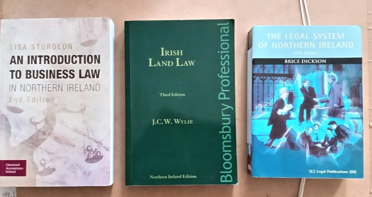 Three Northern Ireland Legal Law Books - Image 1