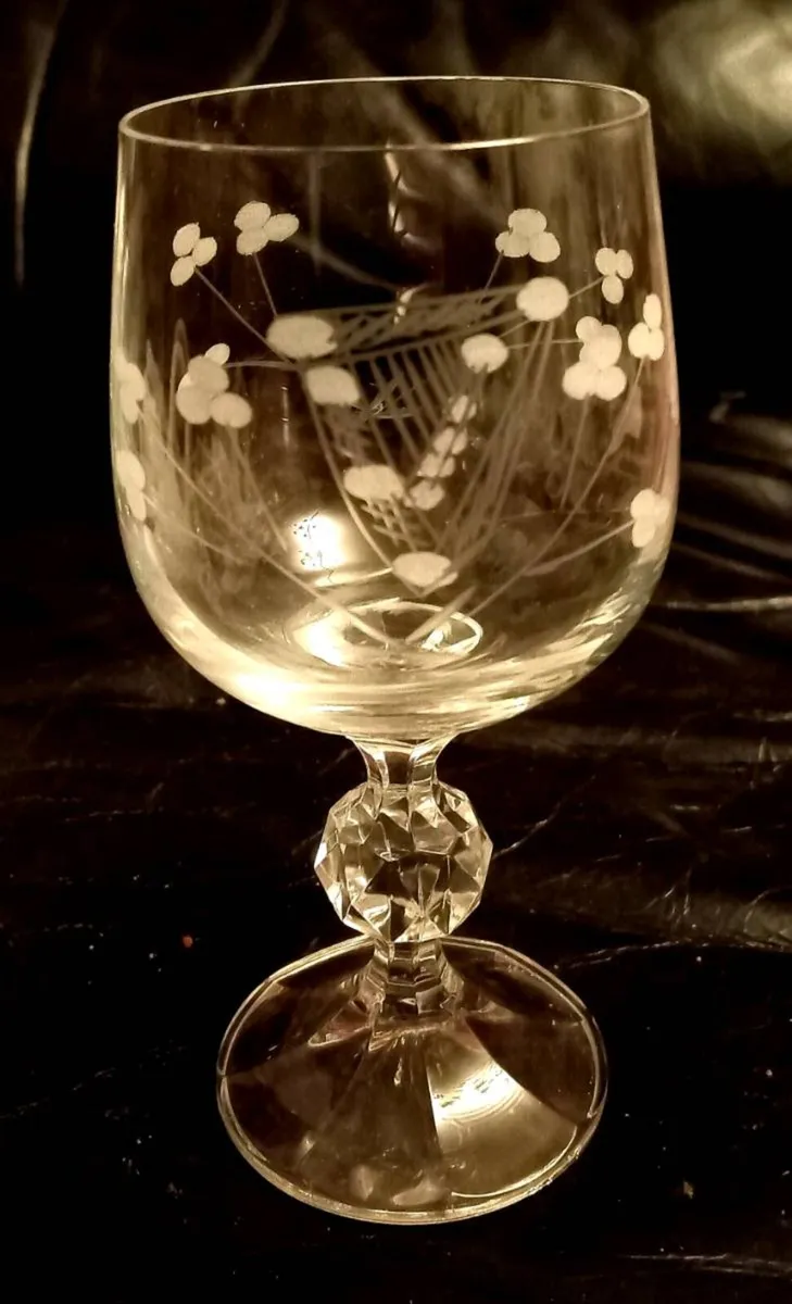 Vintage Duiske Sherry Wine Glasses (13) - Image 3