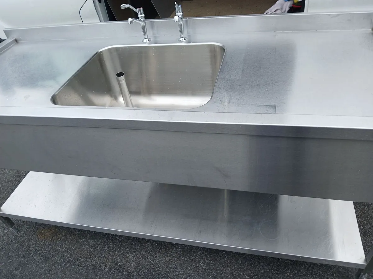 Staneless steel cabbinet sink unit complete - Image 2