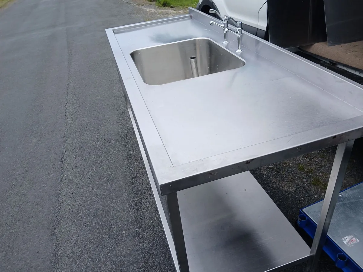 Staneless steel cabbinet sink unit complete - Image 4