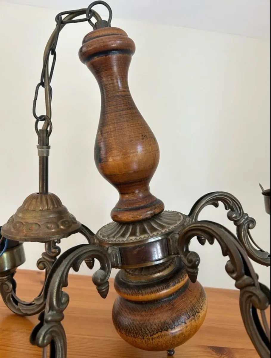 Chandelier - Rustic style - Image 1