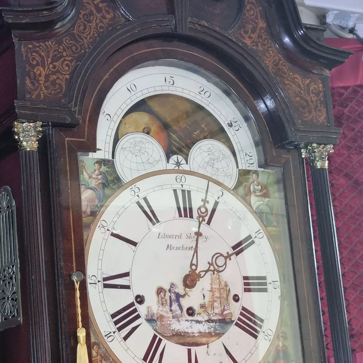 grandfather clock triple weight musical - Image 4