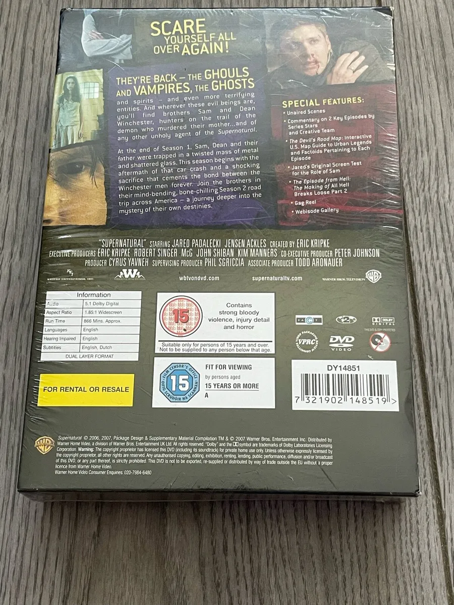 SEALED! Supernatural the complete second series - Image 2