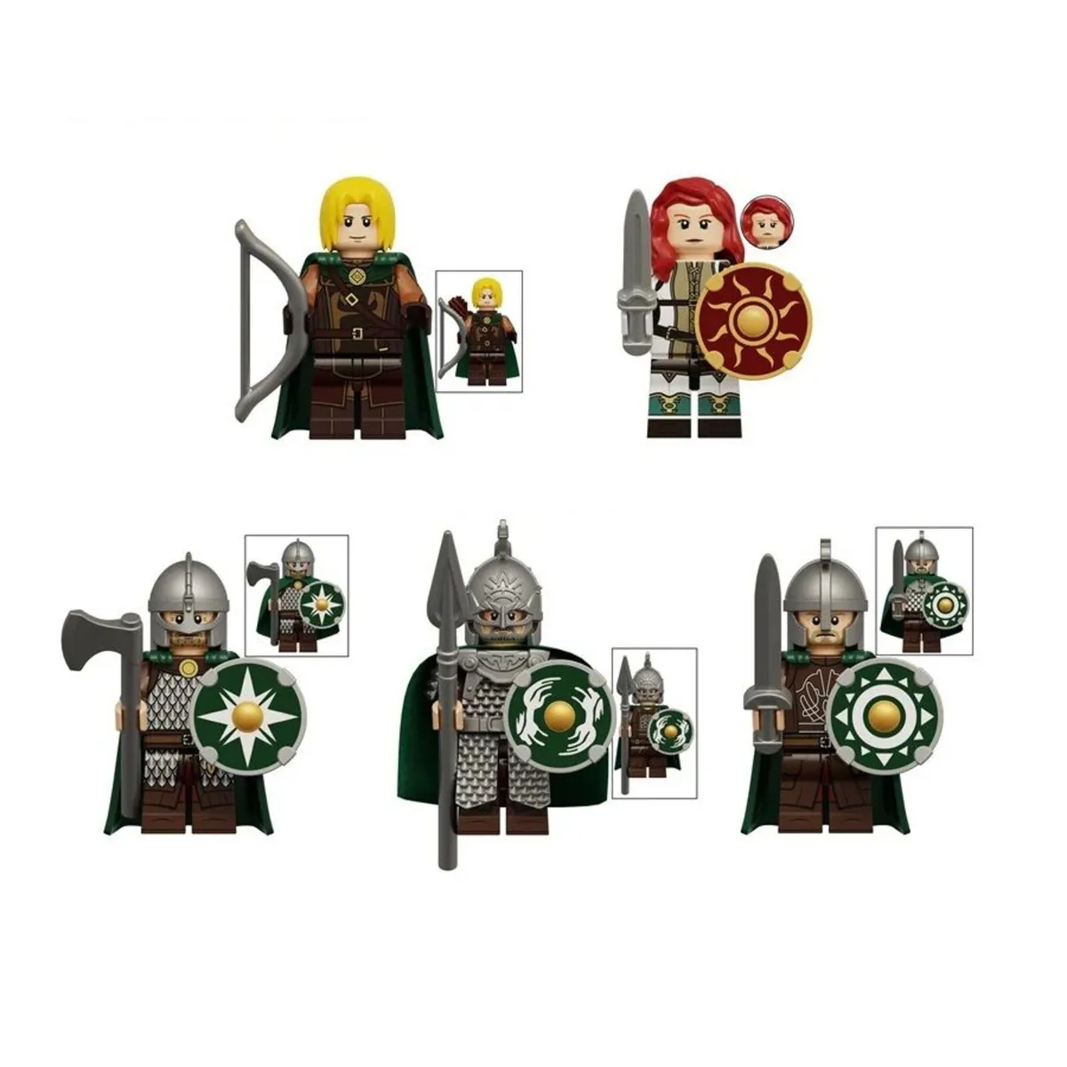 [5-Pack] War of the Rohirrim Minifigure Bundle - Image 1