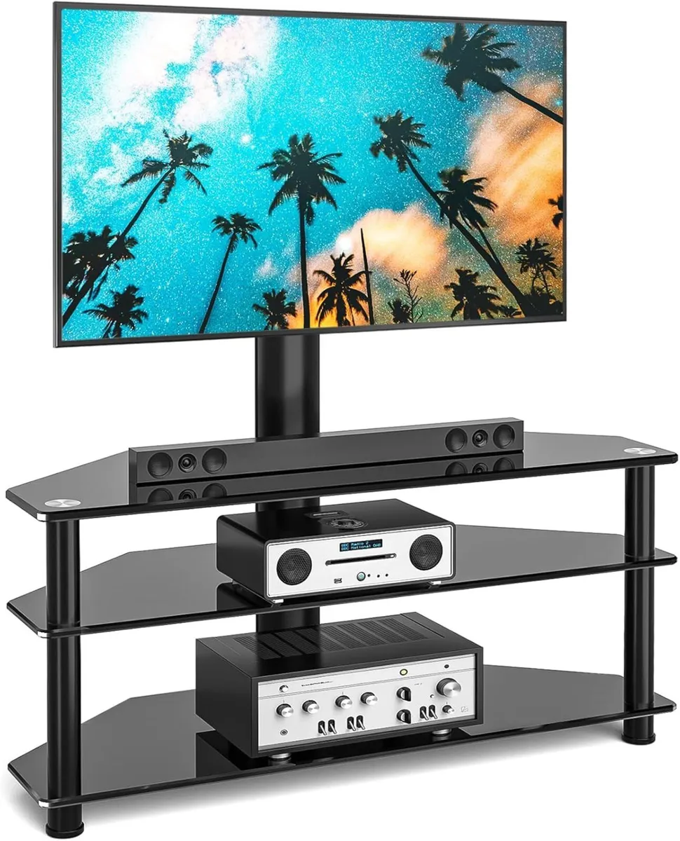 Corner TV Stand for 32-70 Inch LED LCD - Image 1