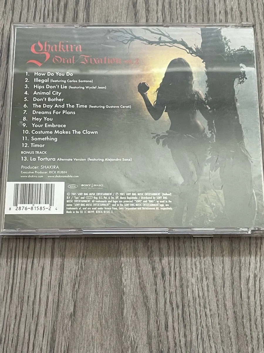 Shakira cd oral fixation album (bonus track) - Image 2