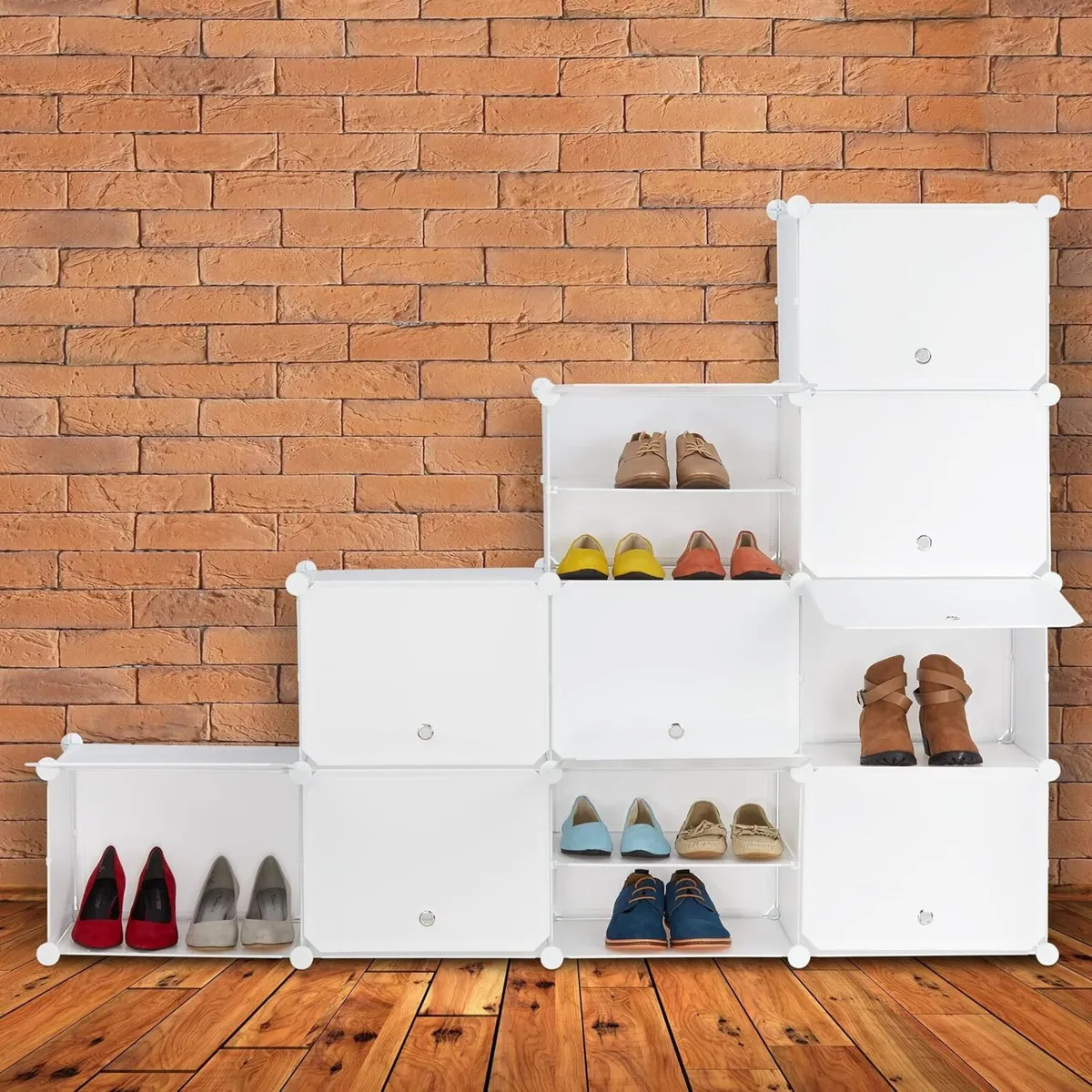Shoe Cabinet Storage with Doors - Image 3