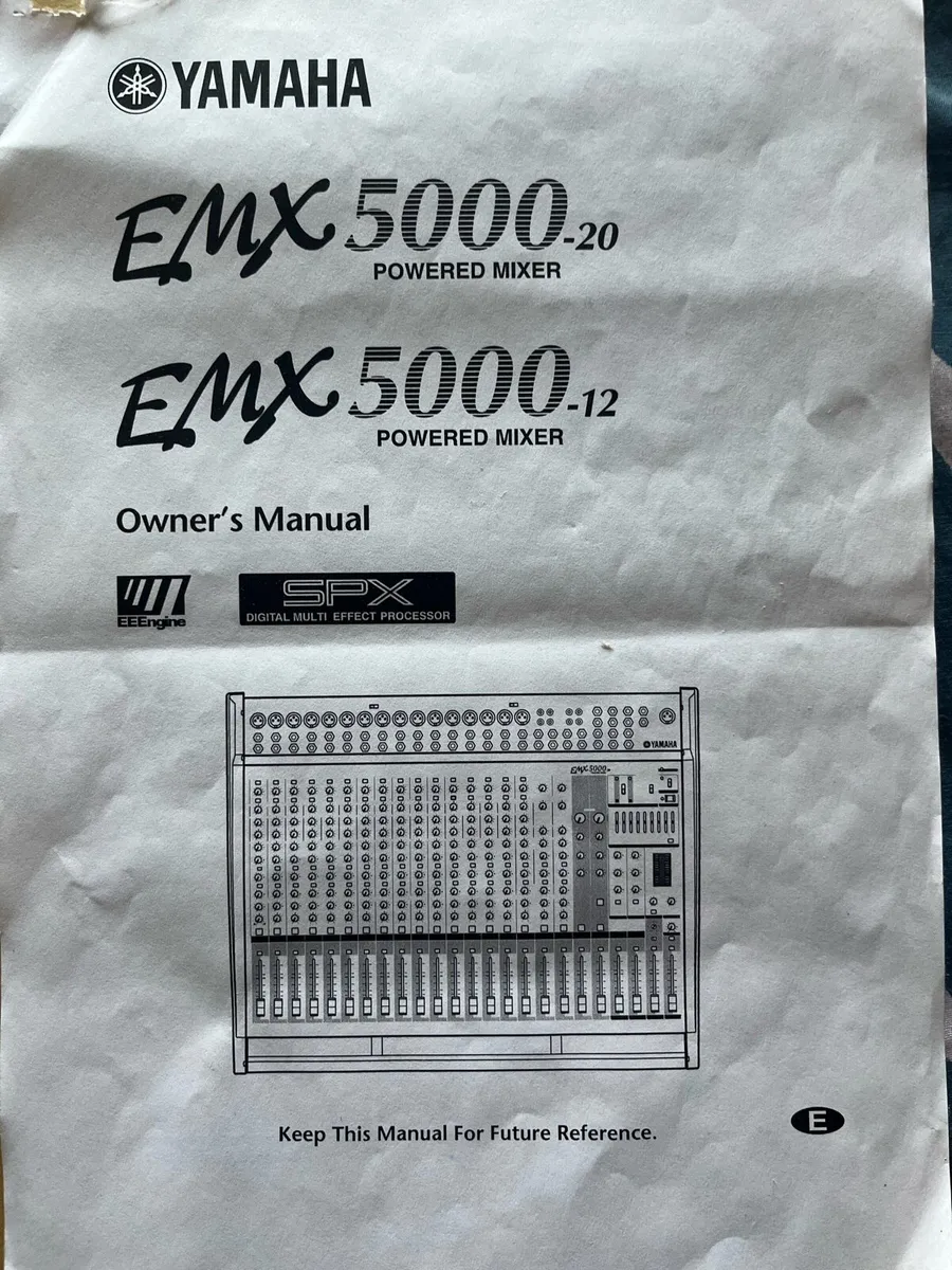 Yamah emx 500 powered mixer - Image 2