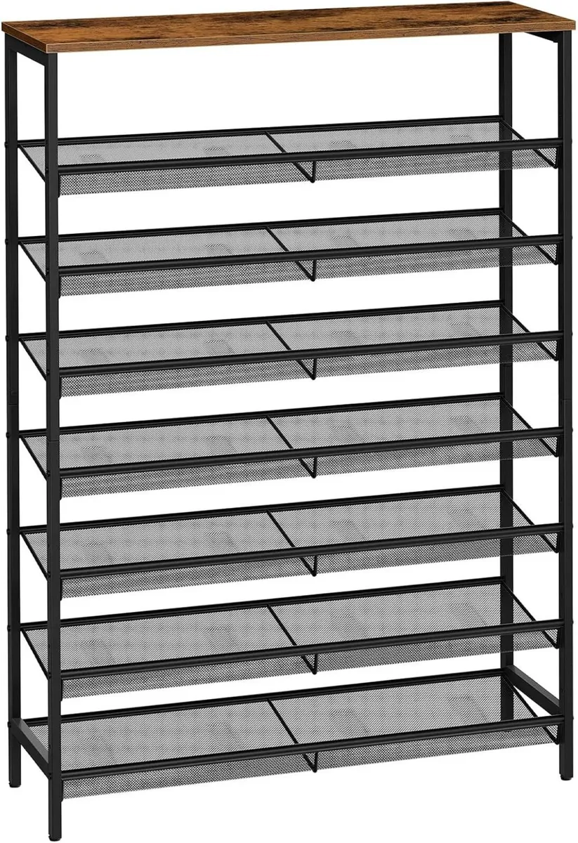 Shoe Rack Large Capacity Storage Tall Shelf - Image 1