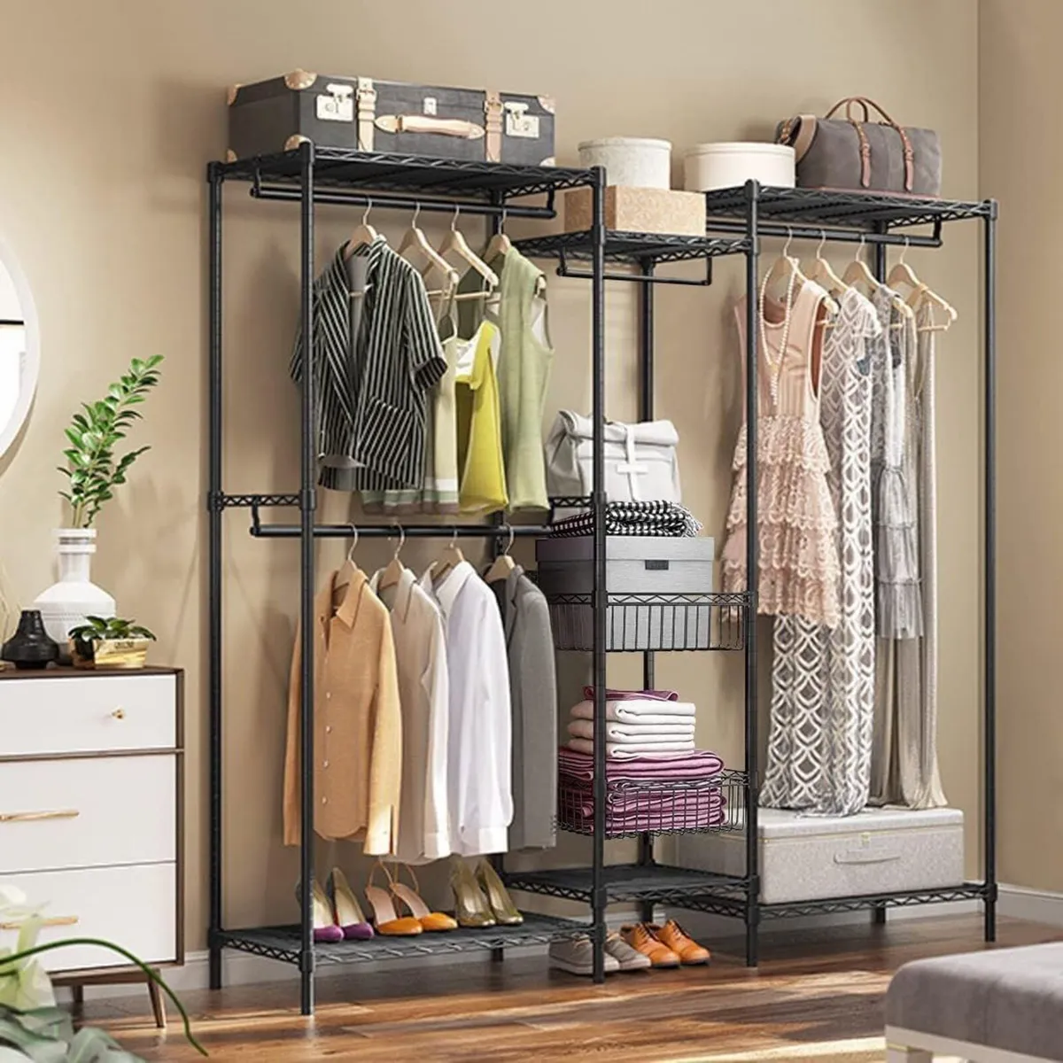 Clothes Rails Heavy Duty Clothing Rail Garment - Image 2