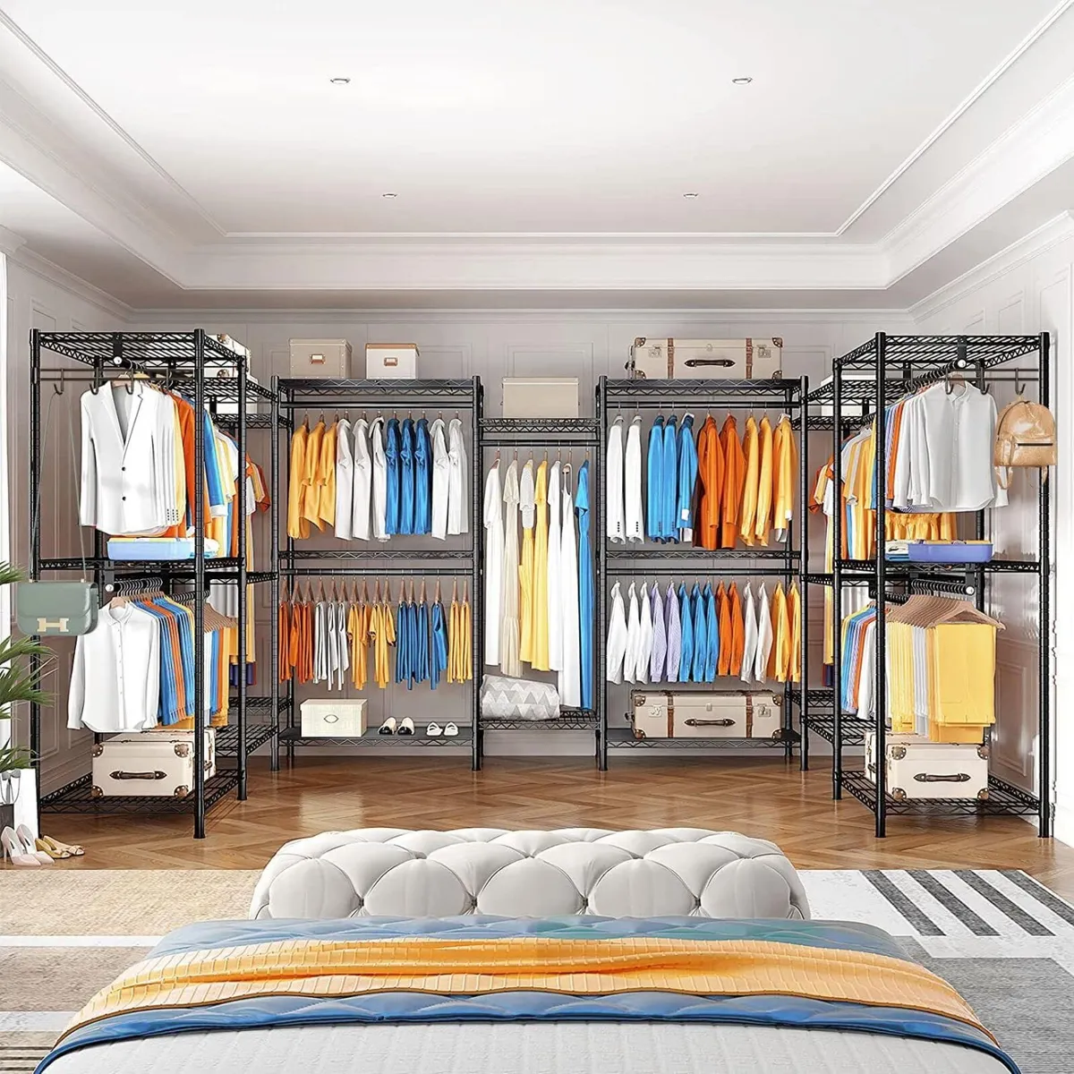 Clothes Rail Clothing Rails for Hanging Metal Rack - Image 4