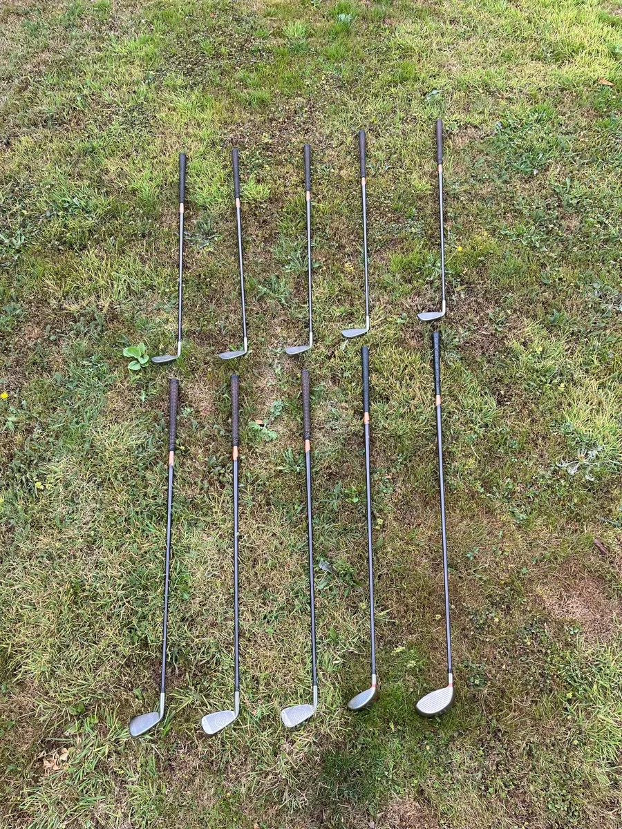 TaylorMade Ti Bubble 2 Driver, 5 Wood & 3-PW Burn - Image 1