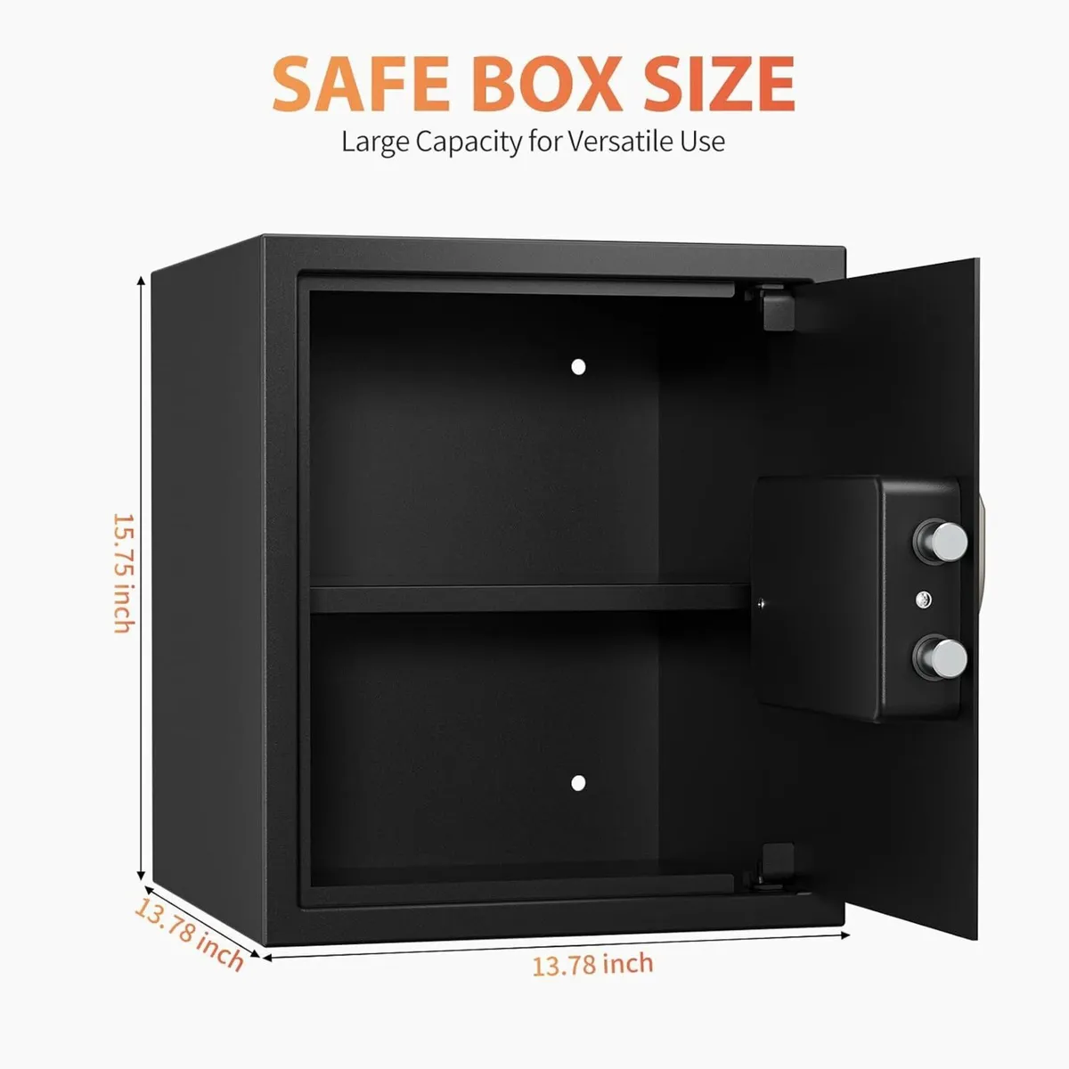 43L Home Digital Large Safes Box Security Cabinet - Image 2