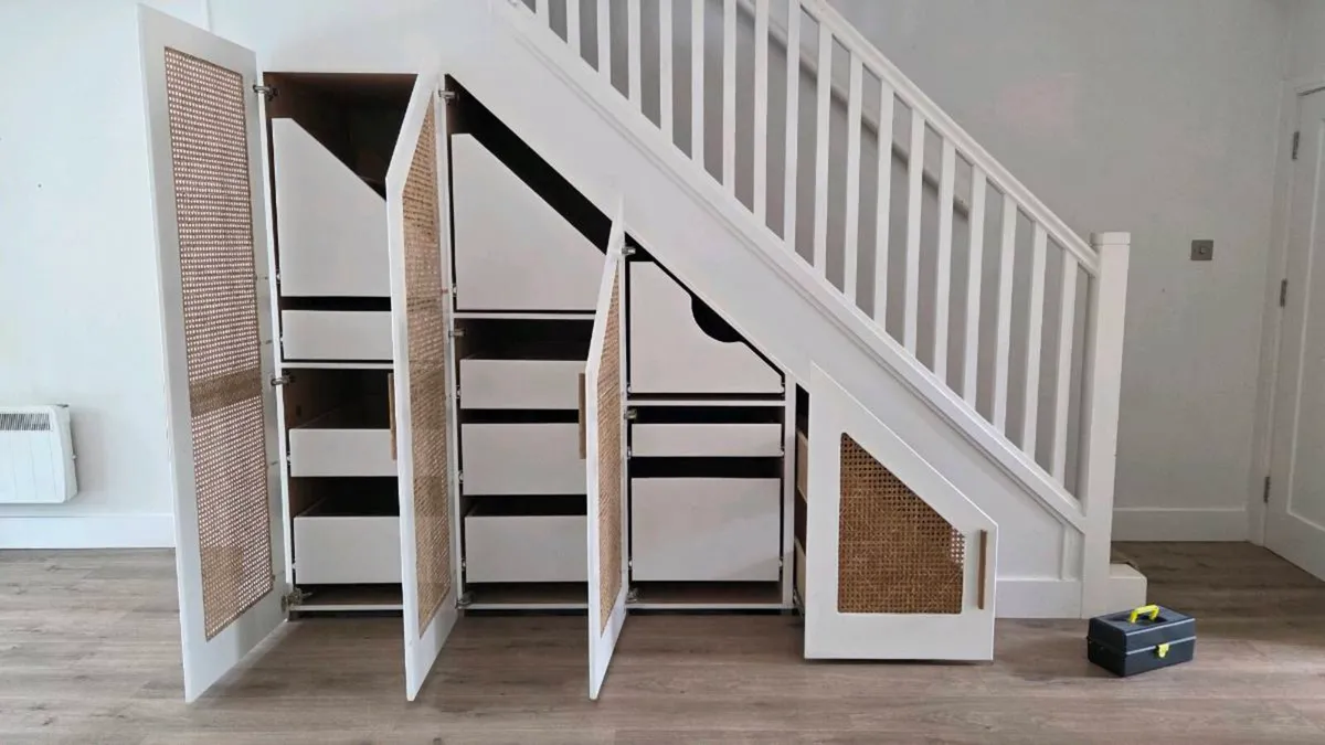 Under-Stairs Internal Drawer Set (First 4Drawers) - Image 1