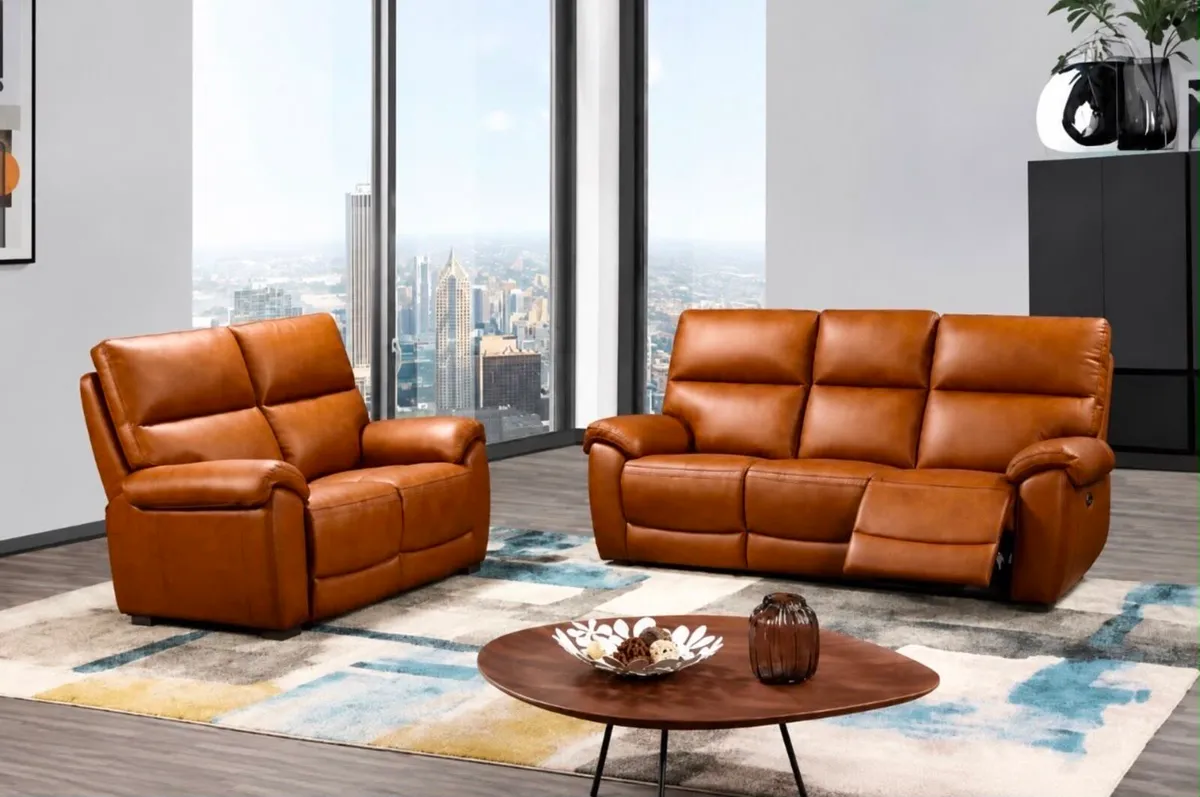 Luxury 3+2 reclining sofa