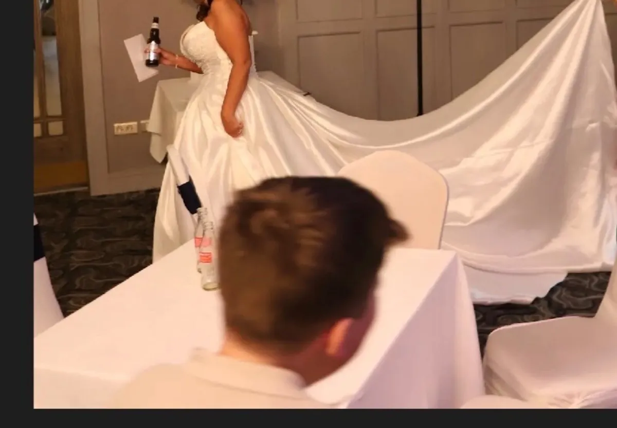 Wedding dress fits size 10-14 - Image 2