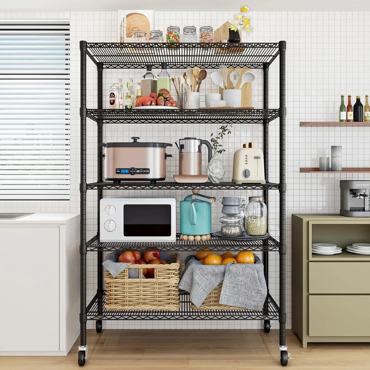 Heavy Duty Garage Shelving Unit 91.3x45.7x182.9CM - Image 3